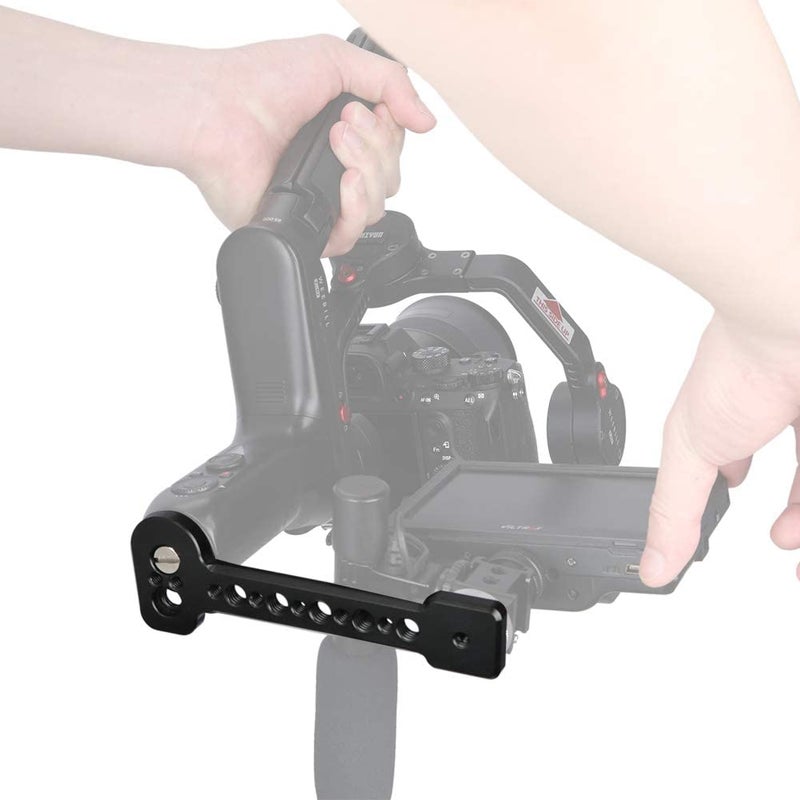 NICEYRIG Cold Shoe Extension Bracket Multi-Functional for DJI RS 3/3 PRO/RS 2/RSC 2/Ronin S/SC, Tripod and Camera Vlog Vlogging Holder Mount - 392 - Image 3